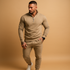Men’s Tracksuit with Half-Zip Sweatshirt and Pants - Solorfit