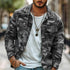Men's Camouflage Canvas Retro Wear Lapel Jacket - Solorfit