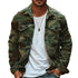 Men's Camouflage Canvas Retro Wear Lapel Jacket - Solorfit
