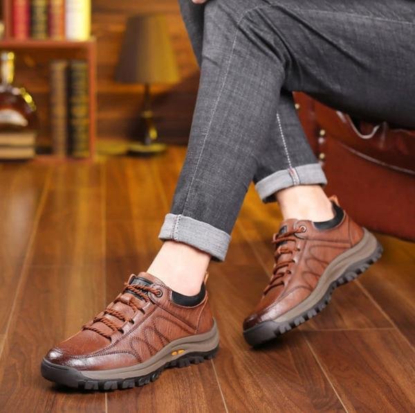 NEW ORTHOPAEDIC LEATHER SHOES FOR MEN - Solorfit