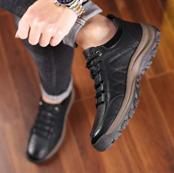 NEW ORTHOPAEDIC LEATHER SHOES FOR MEN - Solorfit