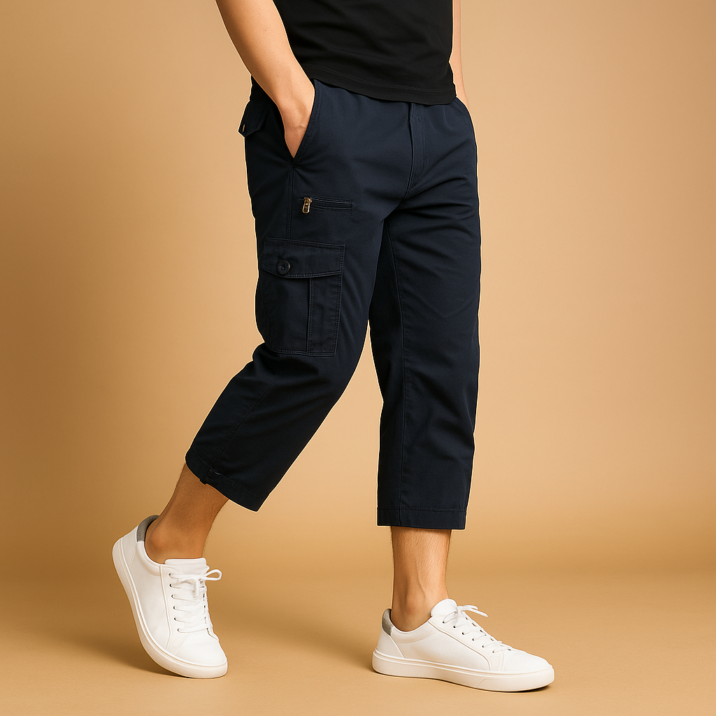 Long Cotton Cargo Shorts For Men | Marcus