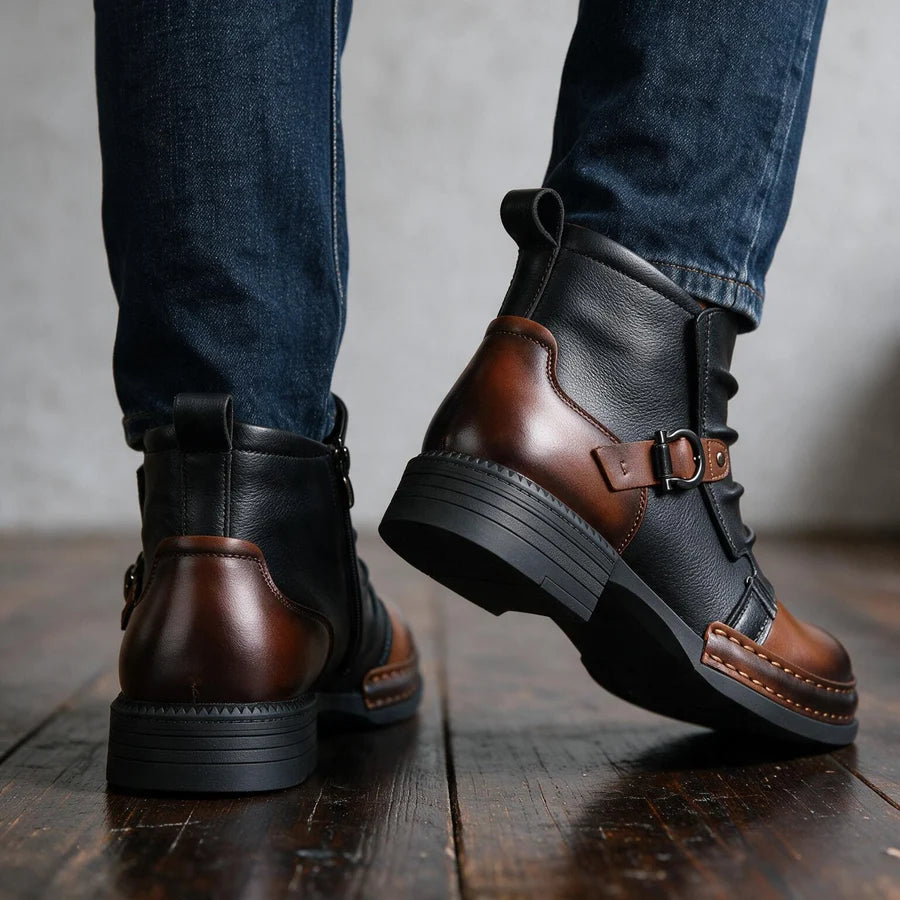 Willson Men’s Genuine Leather Boots – Durable Everyday Footwear