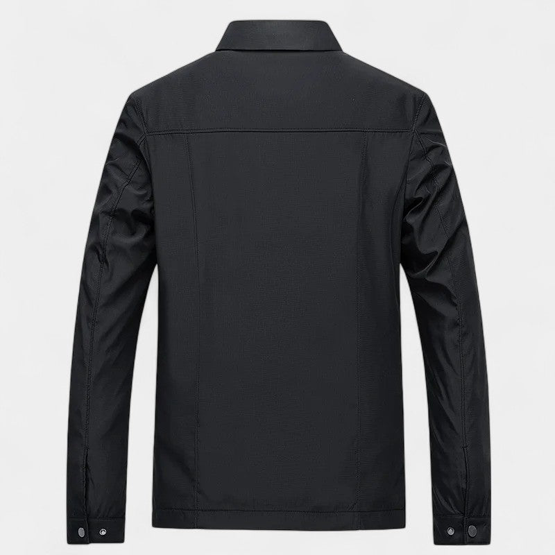 Riche Men’s Nylon Jacket – Lightweight Minimalist Windbreaker