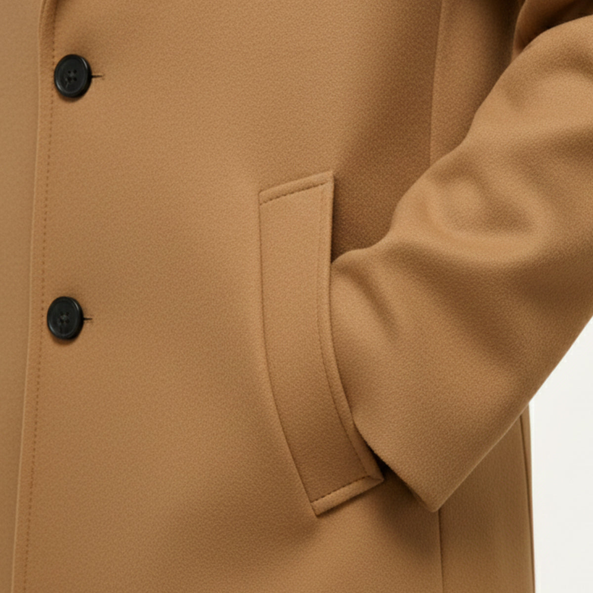 The Ridgeford Men’s Classic Wool Winter Long Overcoat