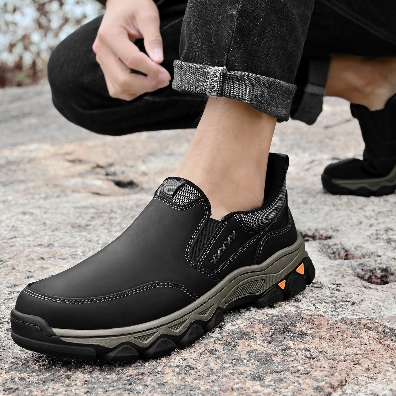 Men's Orthopedic Casual Slip-On Walking Shoes