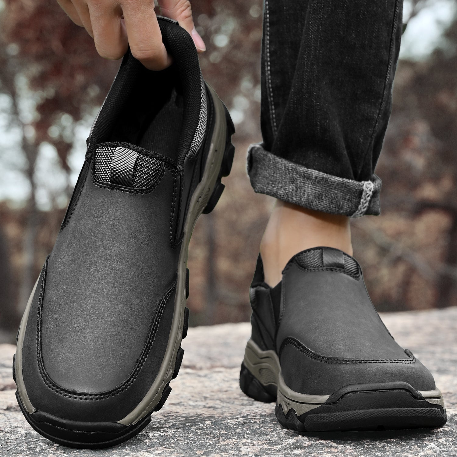 Men's Orthopedic Casual Slip-On Walking Shoes