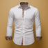 Bram | Modern classic long-sleeve shirt for men - Solorfit