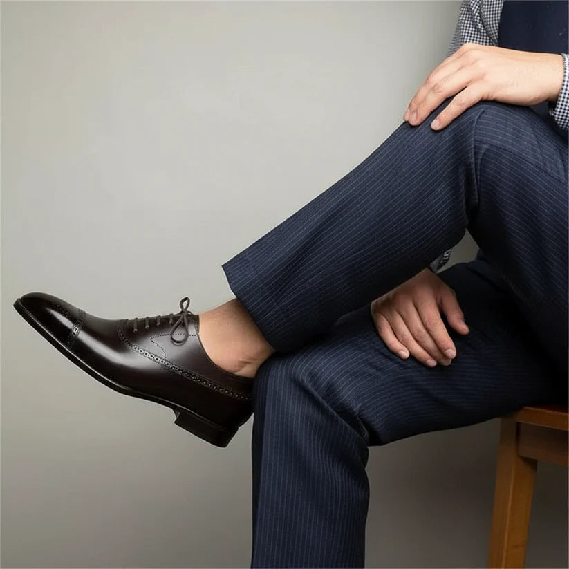 Oxford Royal Brogue Shoes Wedding Chique - Solorfit