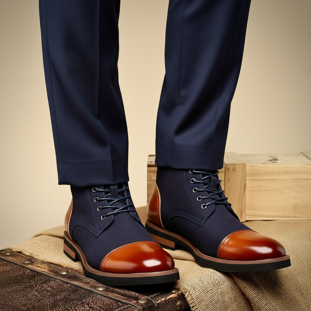 Oliver Ashford Oxford Leather Boots – Classic Men’s Dress Boots - Solorfit