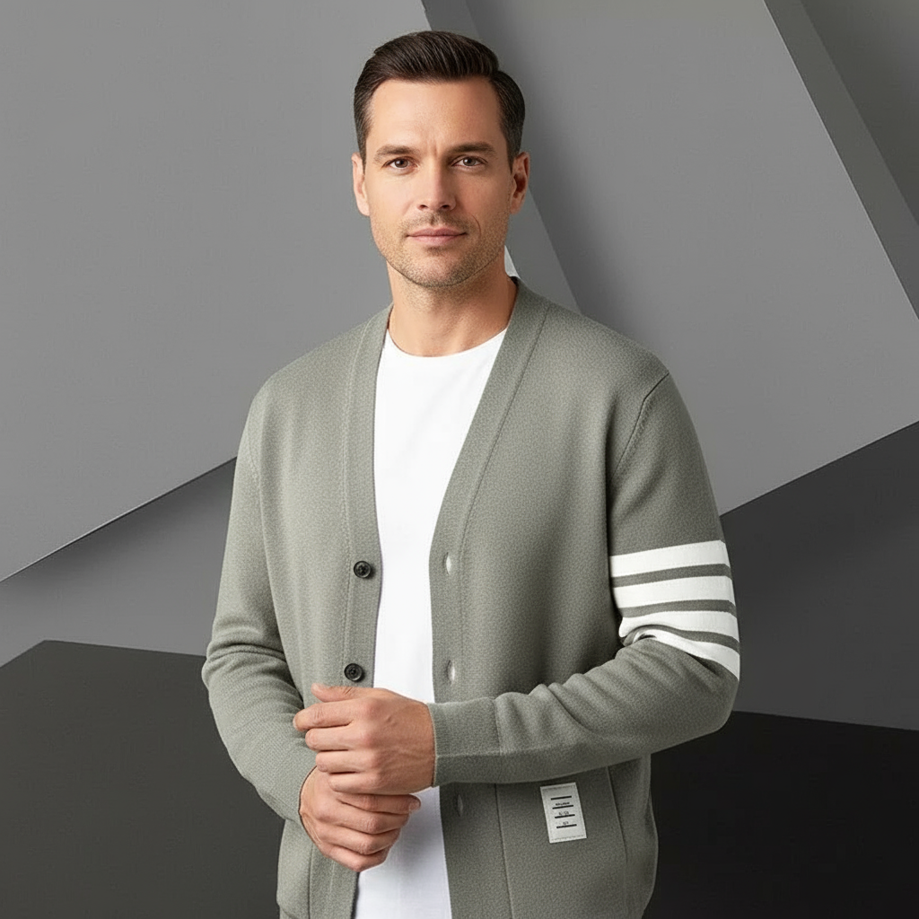 Donovan Men Comfortable Knitted Cardigan - Solorfit