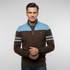 Tom Carter Men Complex Zip-Up Sweater - Solorfit