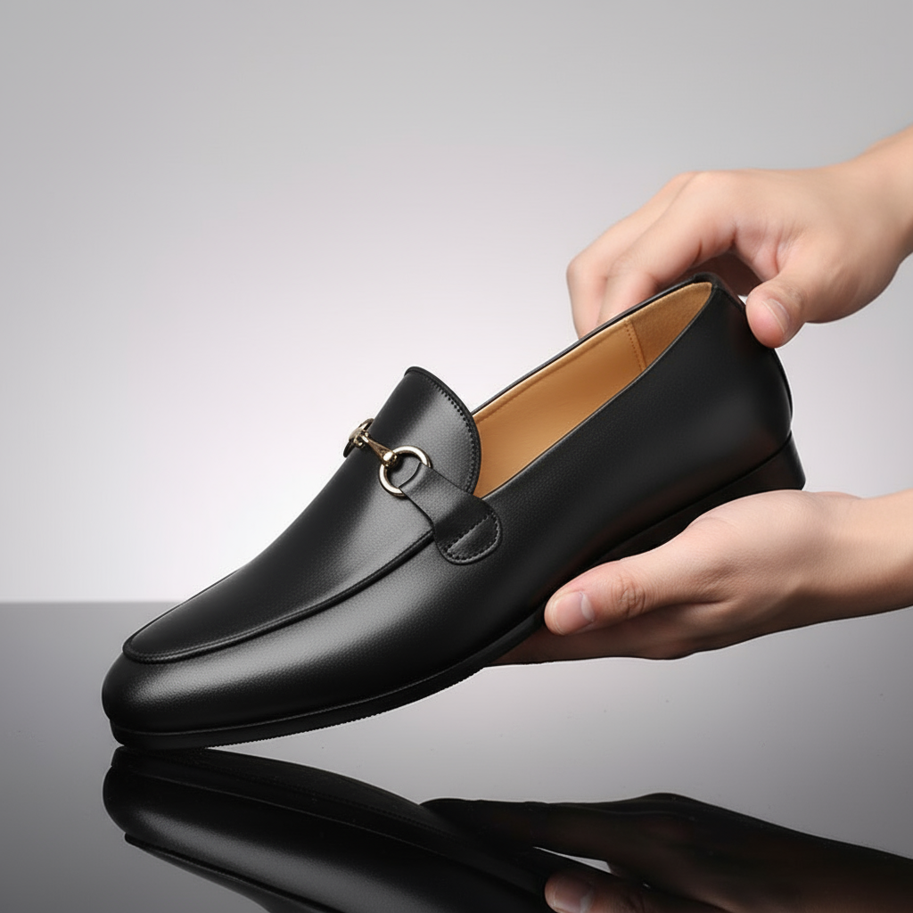 Men’s British Style Slip-On Loafers – Casual Driving Moccasins - Solorfit