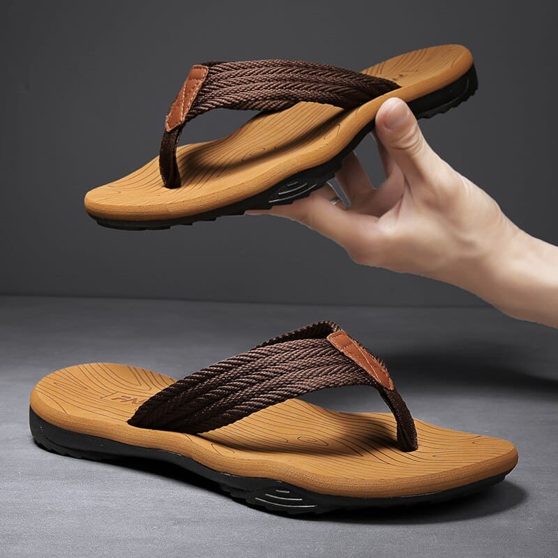 Men’s Flip Flops Comfort Outdoor Beach Sandals Non Slip Thong Slippers