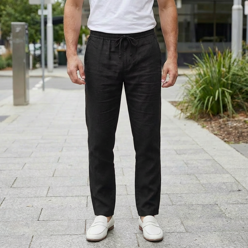 Harrison | Lightweight Linen Men’s Trouser for Spring/Summer Wear