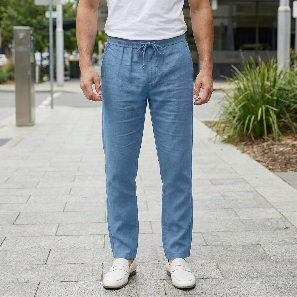 Harrison | Lightweight Linen Men’s Trouser for Spring/Summer Wear