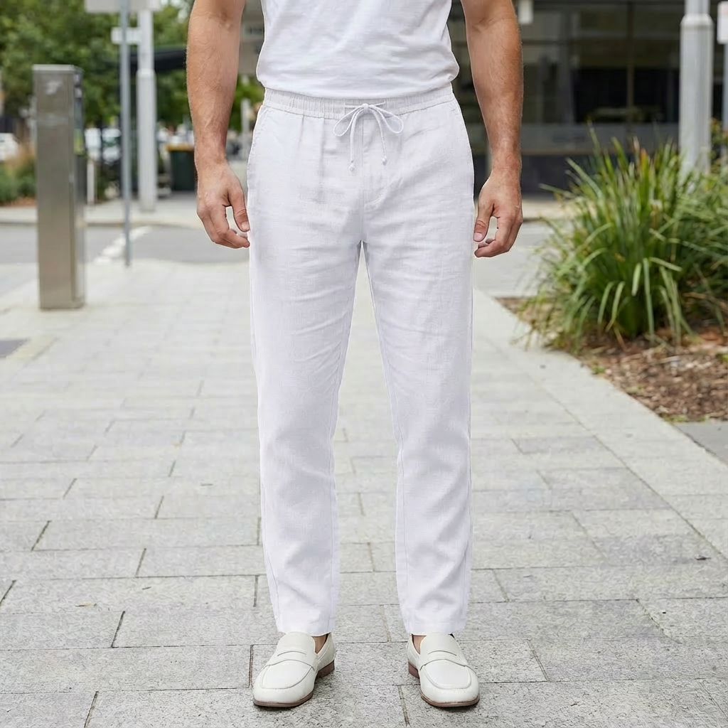 Harrison | Lightweight Linen Men’s Trouser for Spring/Summer Wear