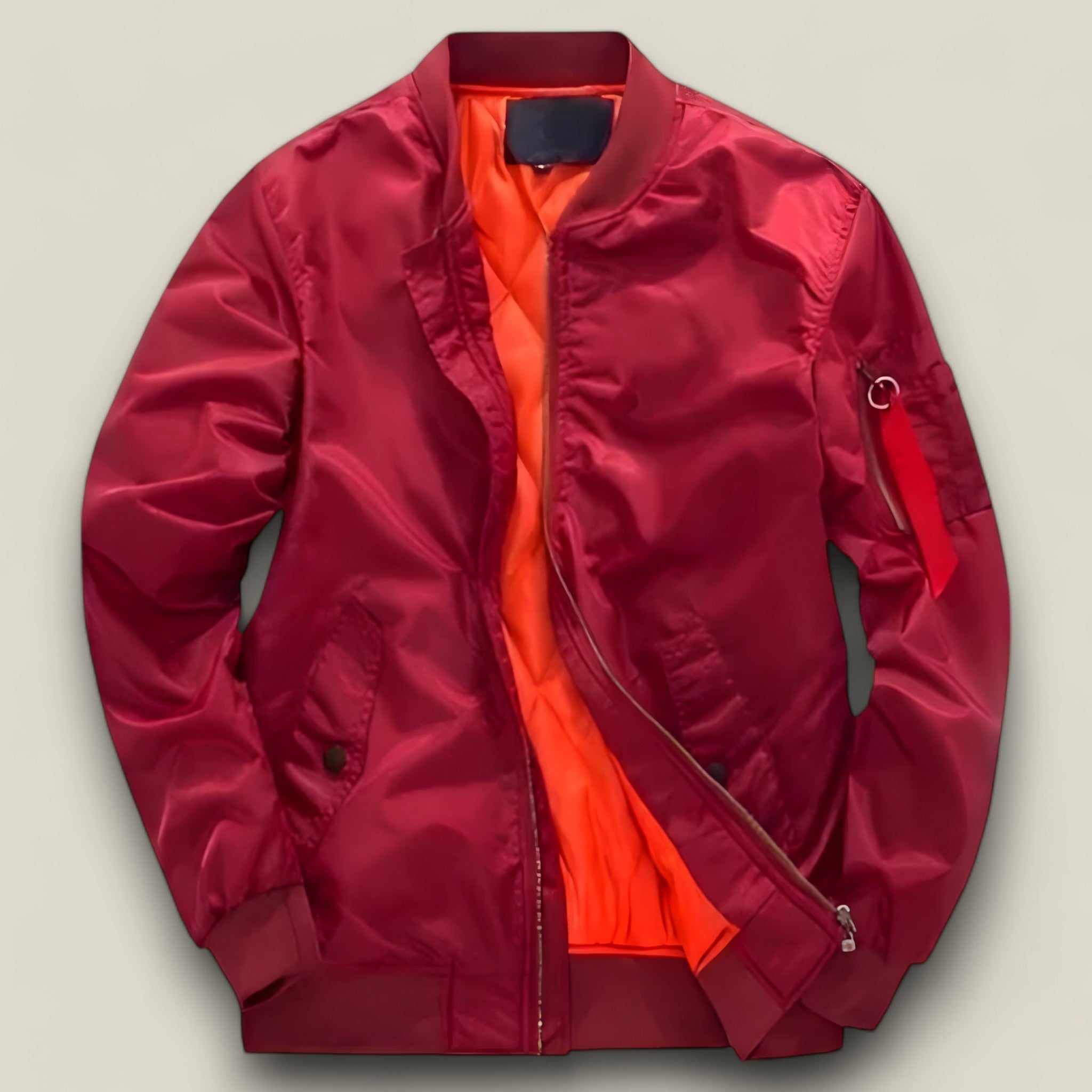 Logan | Pilot Bomber Jacket – Warm Autumn and Winter Flight Style Coat - Solorfit