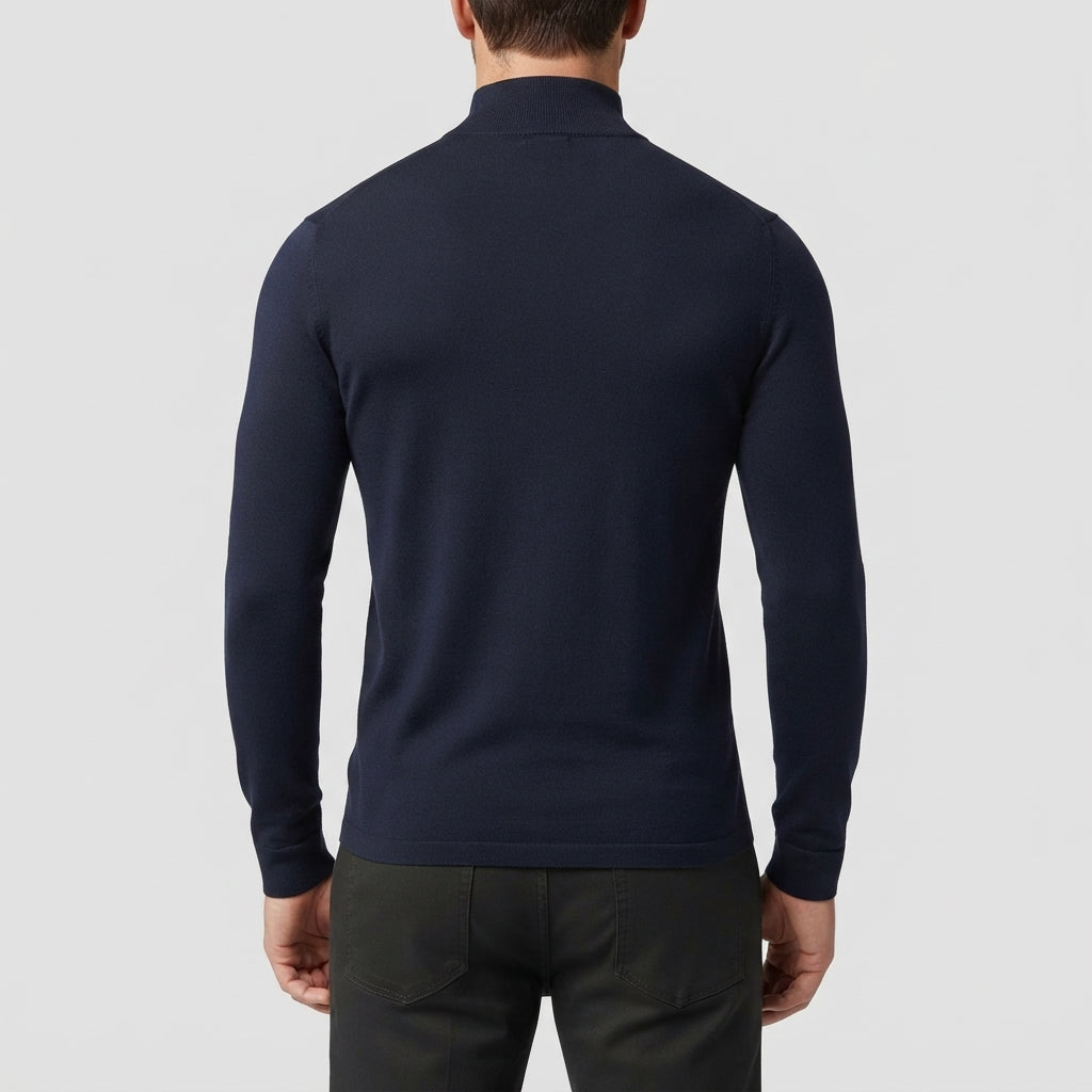 Men’s Turtleneck Shirt Long Sleeve Slim Fit Casual Top