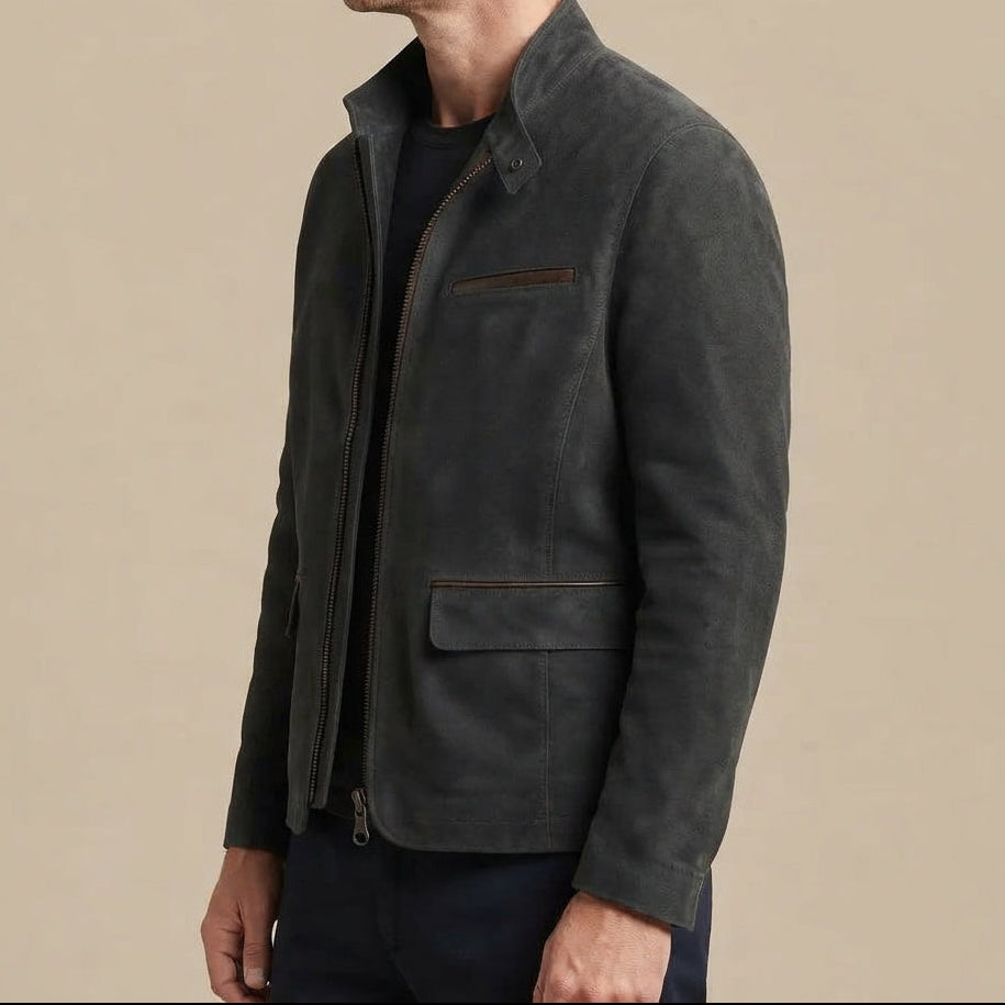Men’s Casual Zip Up Jacket Lightweight Everyday Outerwear