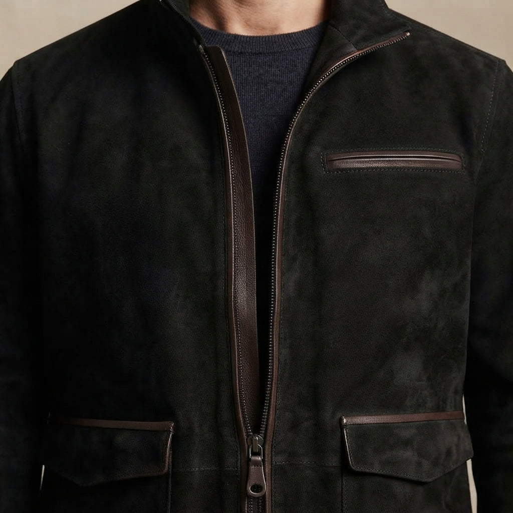 Men’s Casual Zip Up Jacket Lightweight Everyday Outerwear