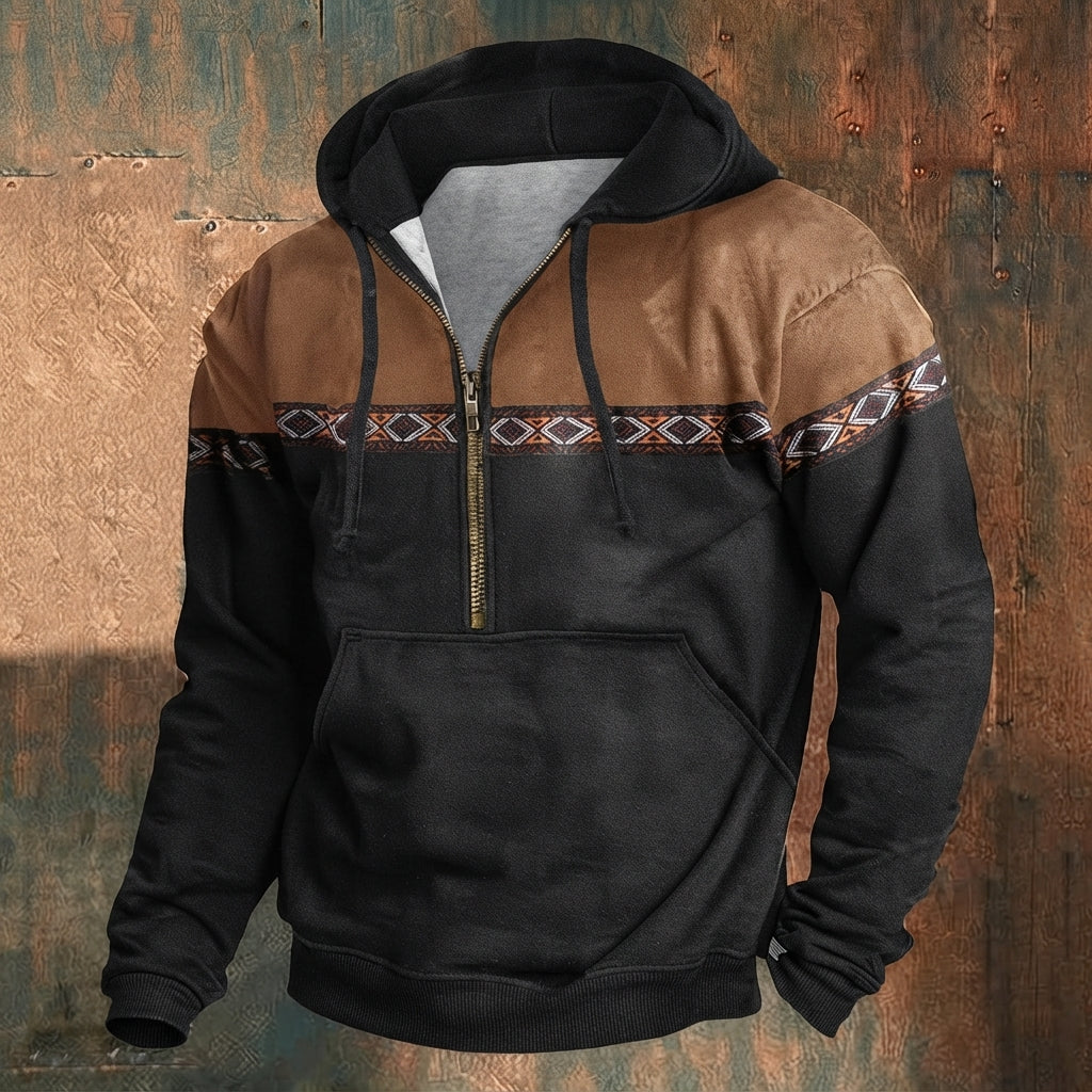 Men’s Hoodie Zip Casual Pullover Outdoor Streetwear Top