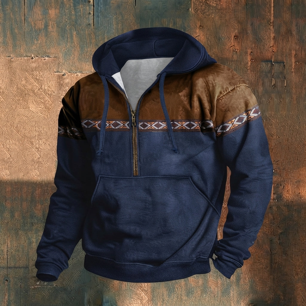 Men’s Hoodie Zip Casual Pullover Outdoor Streetwear Top