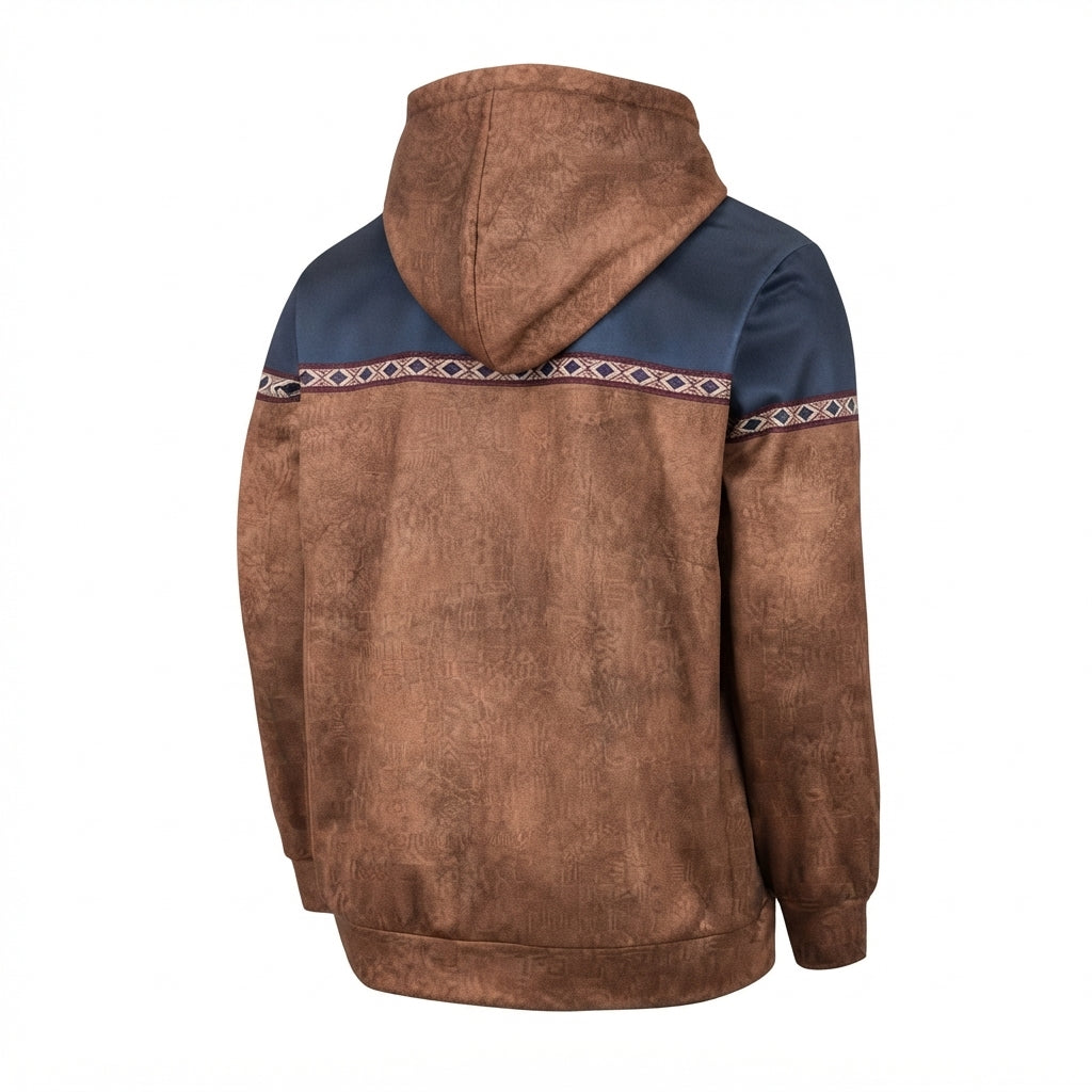 Men’s Hoodie Zip Casual Pullover Outdoor Streetwear Top