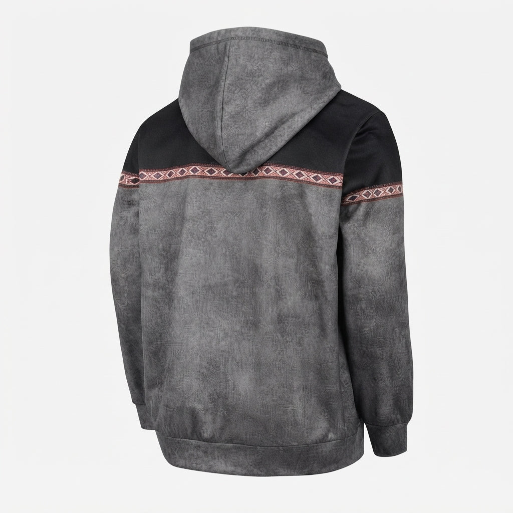 Men’s Hoodie Zip Casual Pullover Outdoor Streetwear Top