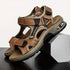 Solorfit | Men's Leather Orthopedic Open-Toe Sport Sandals – Adjustable Straps & Air Cushion Sole - Solorfit