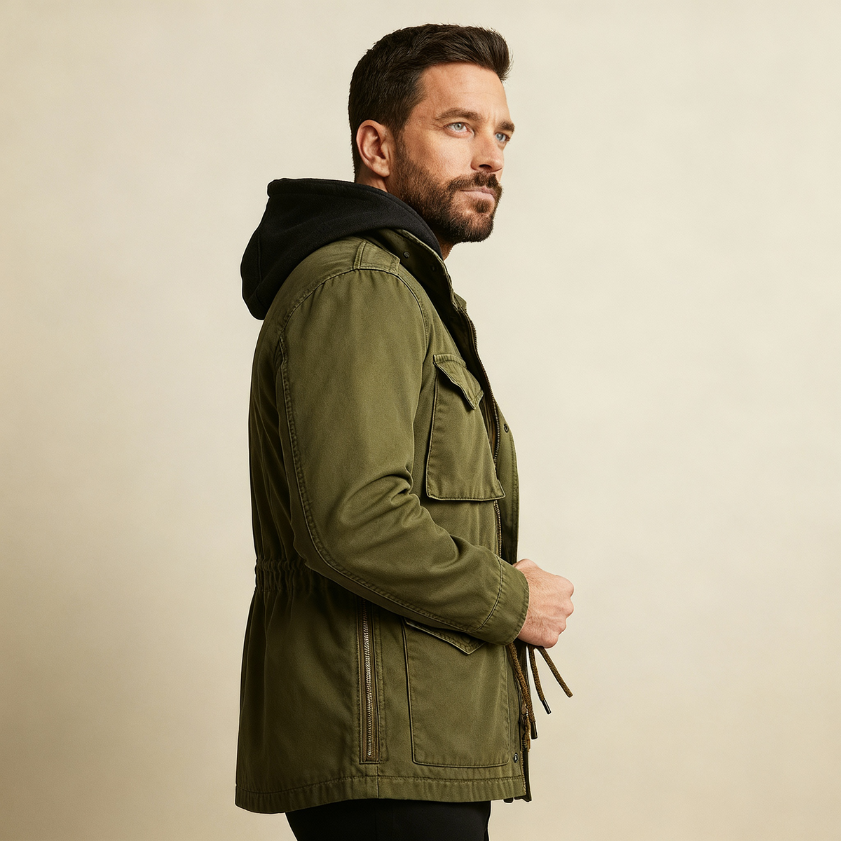 Heritage Field Jacket – Men’s Classic Military Style Coat with Timeless Design