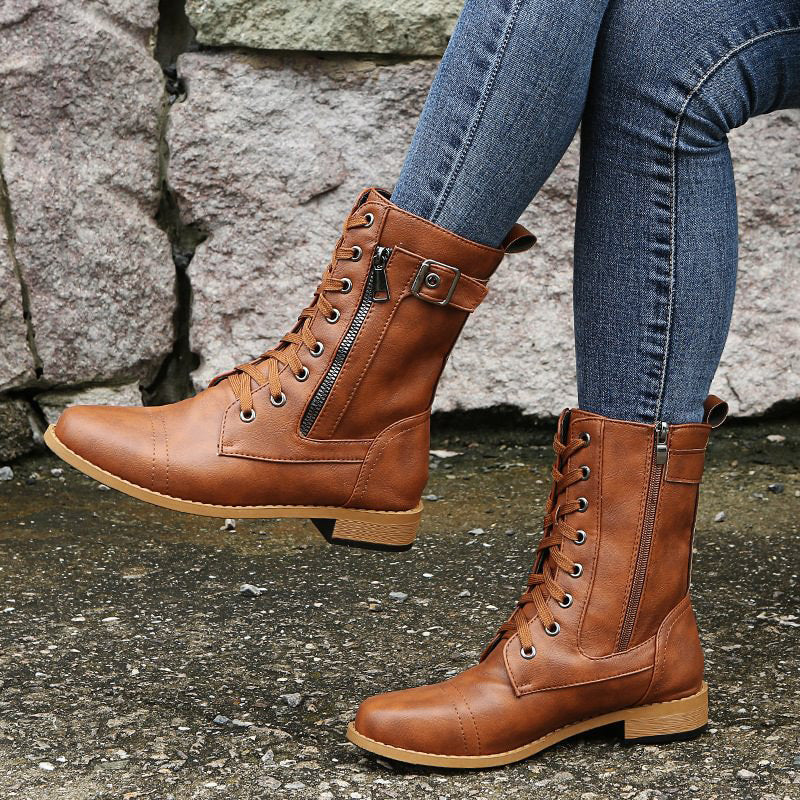 Anna | Orthopedic booties with side zip - Solorfit