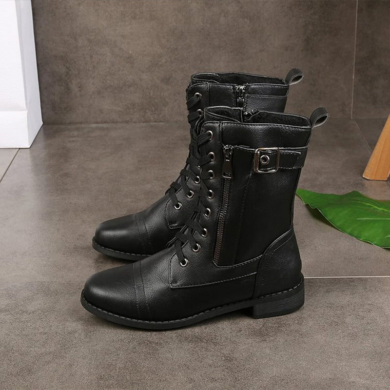 Anna | Orthopedic booties with side zip - Solorfit