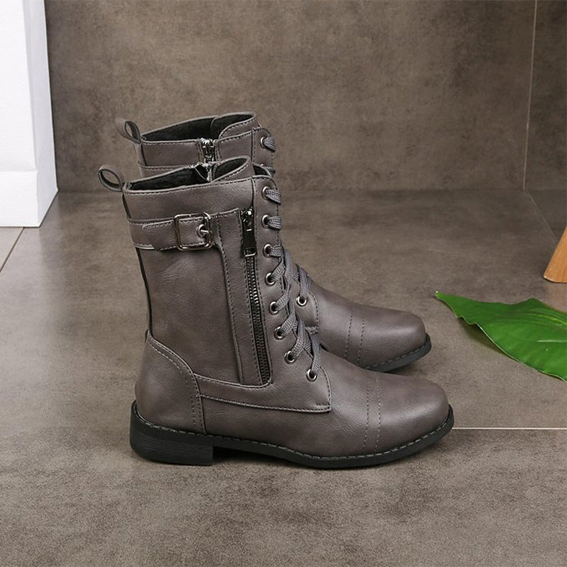 Anna | Orthopedic booties with side zip - Solorfit