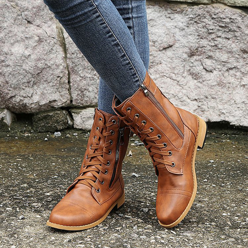 Anna | Orthopedic booties with side zip - Solorfit