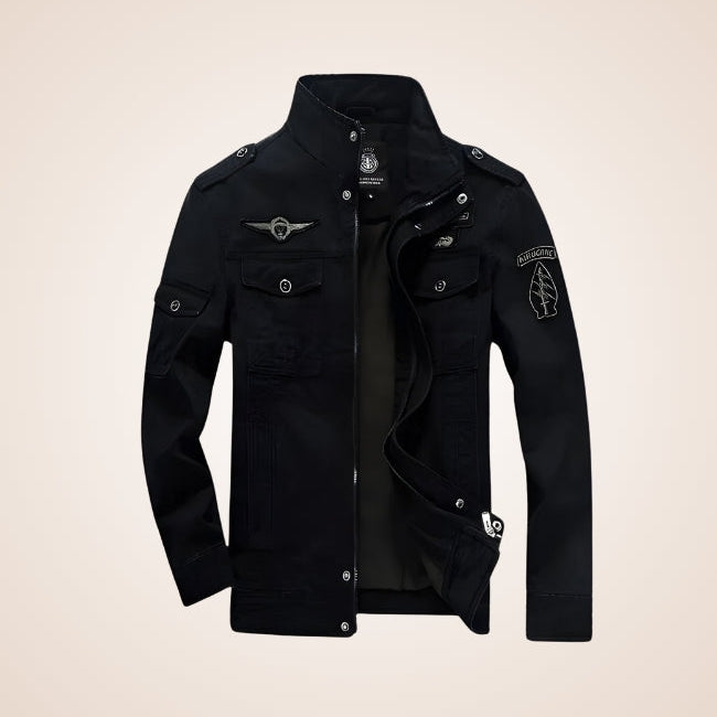 Steampunk Military Bomber Men Jacket