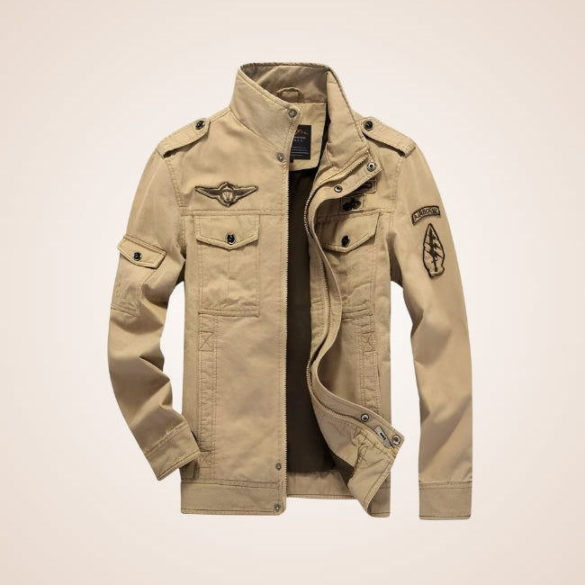 Steampunk Military Bomber Men Jacket