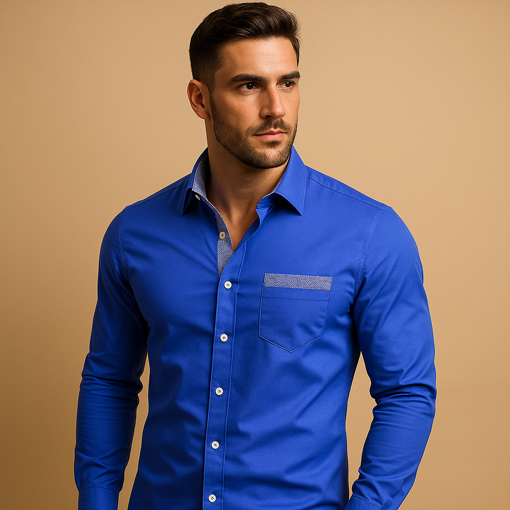 Stylish Slim Fit Men’s Shirt | Lars - Solorfit