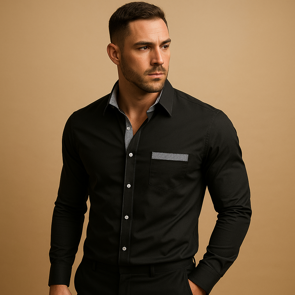 Stylish Slim Fit Men’s Shirt | Lars - Solorfit