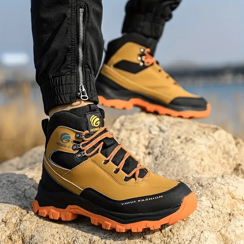 Men’s Waterproof Hiking Boots Outdoor Trekking Walking Ankle Boots
