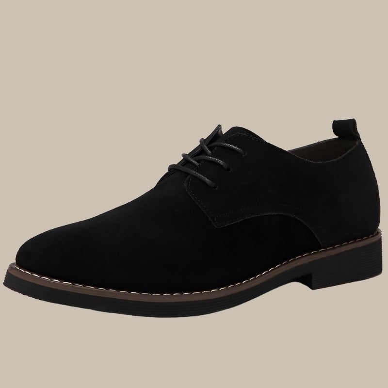 Elias - Elegant Autumn Suede Formal Oxford Shoes for Men - Solorfit