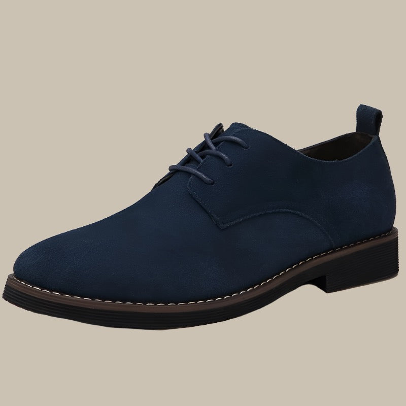 Elias - Elegant Autumn Suede Formal Oxford Shoes for Men - Solorfit