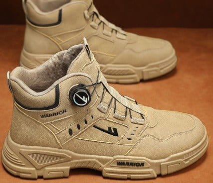 Men’s Tactical Safety Shoes Steel Toe Slip Resistant Work Sneakers