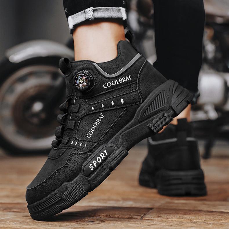 Men’s Tactical Safety Shoes Steel Toe Slip Resistant Work Sneakers